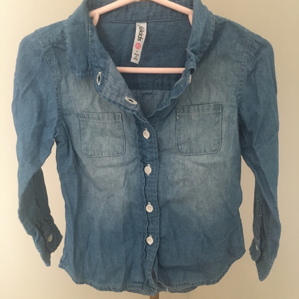 FabKids Soft Jean Button Up Top